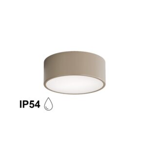 Lampa sufitowa łazienkowa na taras Plafon CLEO 200 IP54 BEŻOWY