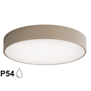 Lampa sufitowa łazienkowa na taras plafon CLEO 500 IP54 Beżowy 50 cm